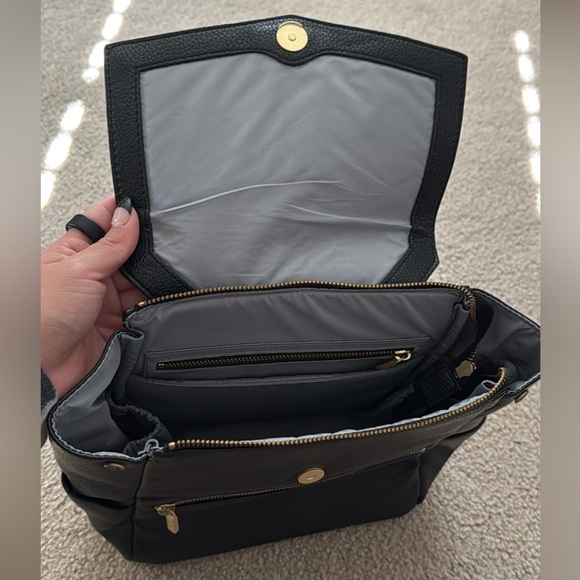 Freshly Picked Small Black Leather Backpack - Picture 4 of 4